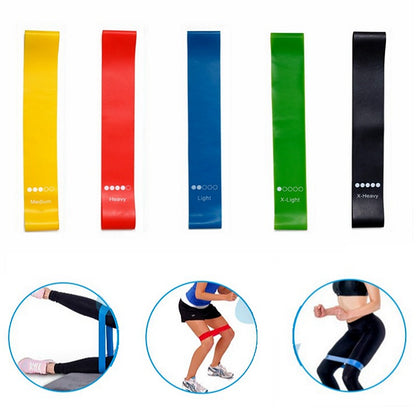 Bandas de Resistencia de Látex Natural para Fitness y Yoga