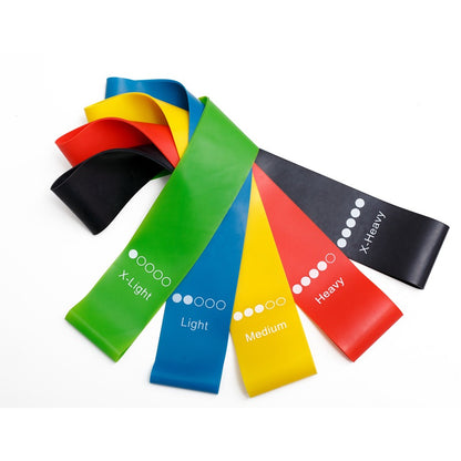 Bandas de Resistencia de Látex Natural para Fitness y Yoga
